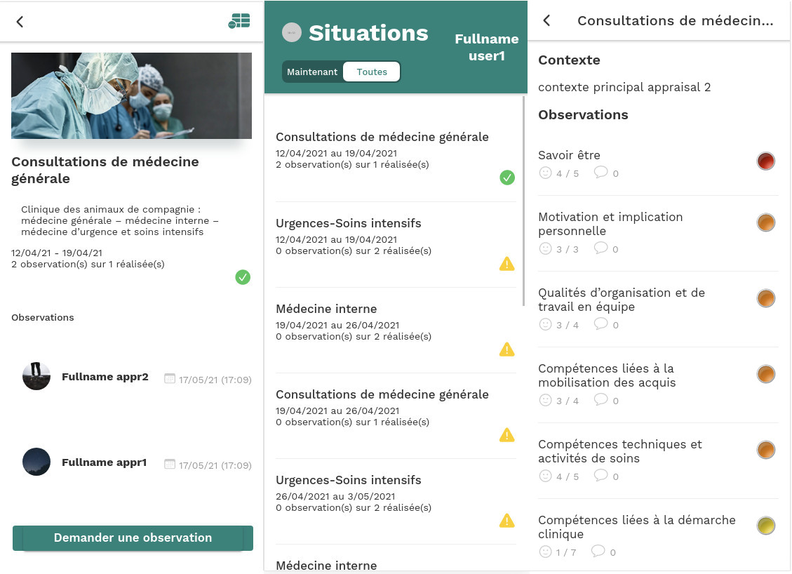 CompetVetEval – Évaluation clinique