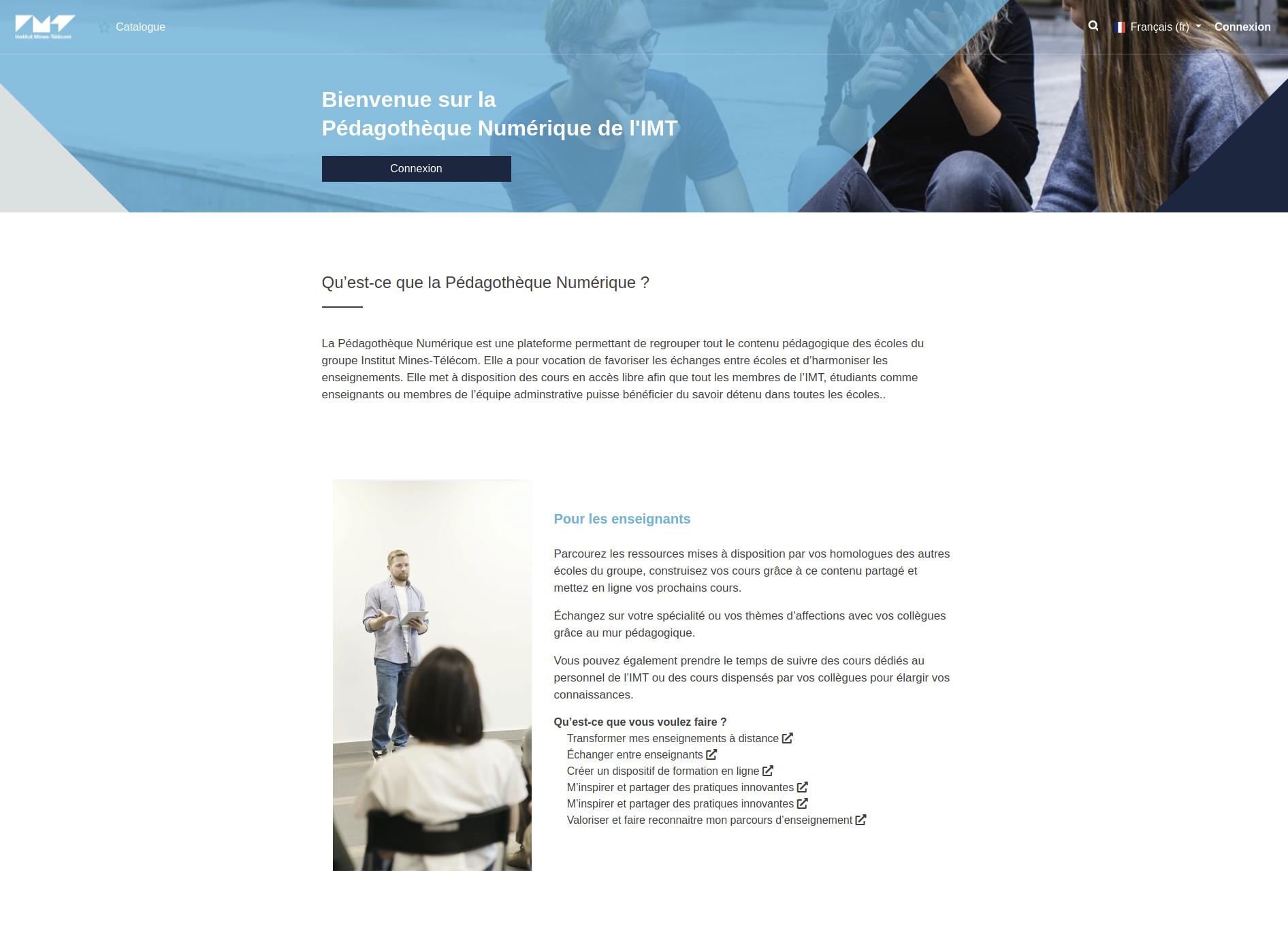 La pédagothème numérique de l'IMT